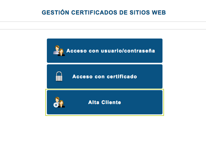 gestión de certificado SSL gratuito de Izenpe